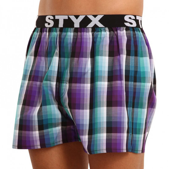 Boxershorts för herrar Styx sport elastisk flerfärgad (B928)