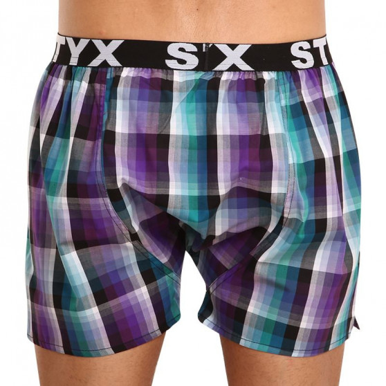 Boxershorts för herrar Styx sport elastisk flerfärgad (B928)