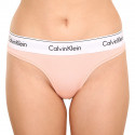 Stringtrosor för kvinnor Calvin Klein oversized orange (QF5117E-FAL)