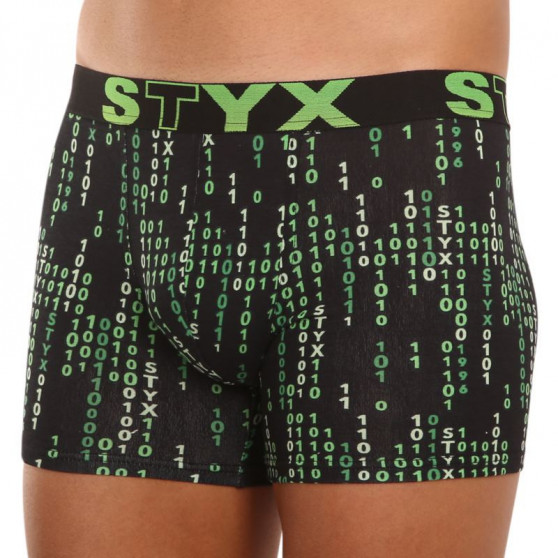 Boxershorts för män Styx lång konst sport gummi kod (U1152)