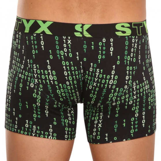 Boxershorts för män Styx lång konst sport gummi kod (U1152)