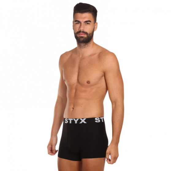 Boxershorts för herrar Styx sport elastisk svart (G960)