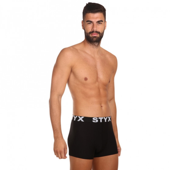 Boxershorts för herrar Styx sport elastisk svart (G960)