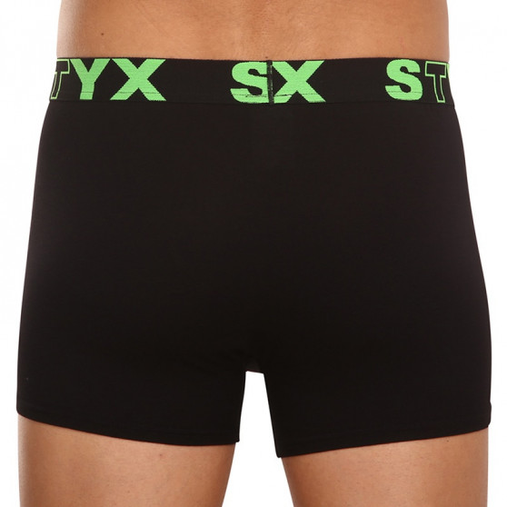 Boxershorts för herrar Styx sport elastisk svart (G962)