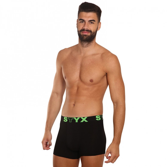 Boxershorts för herrar Styx sport elastisk svart (G962)