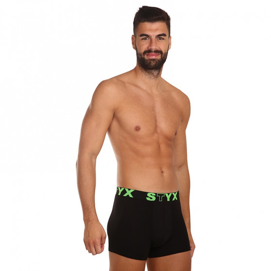 Boxershorts för herrar Styx sport elastisk svart (G962)