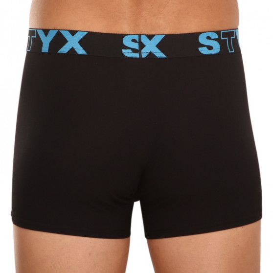 Boxershorts för herrar Styx sport elastisk svart (G961)