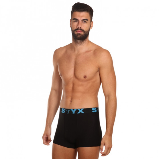 Boxershorts för herrar Styx sport elastisk svart (G961)