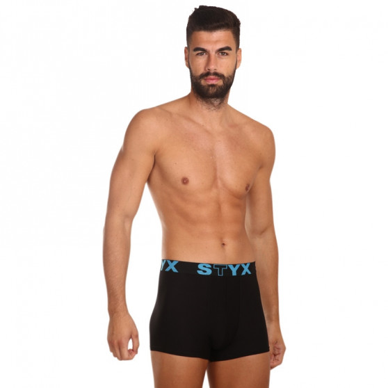 Boxershorts för herrar Styx sport elastisk svart (G961)