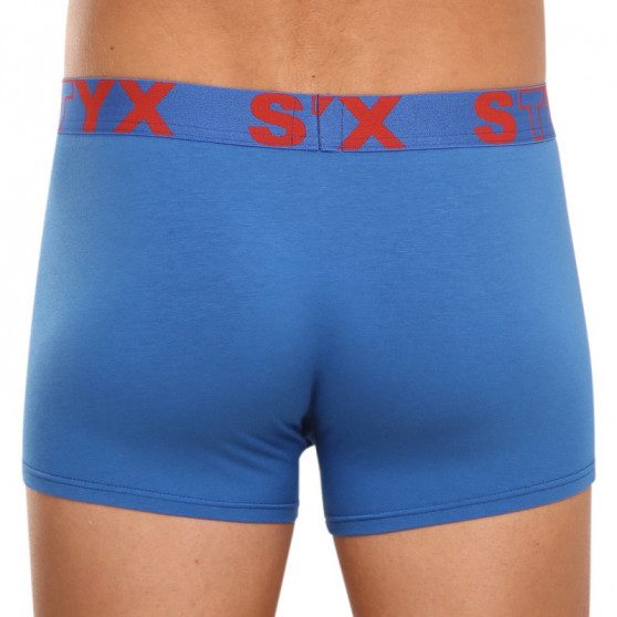 Boxershorts för herrar Styx sport elastisk blå (G967)