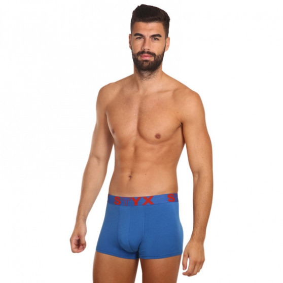 Boxershorts för herrar Styx sport elastisk blå (G967)