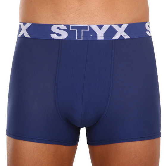 Boxershorts för män Styx sport elastisk mörkblå (G968)