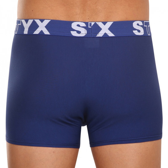 Boxershorts för män Styx sport elastisk mörkblå (G968)