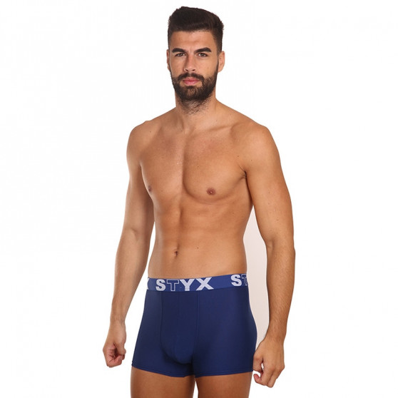 Boxershorts för män Styx sport elastisk mörkblå (G968)