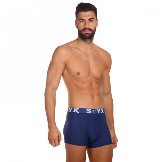 Boxershorts för män Styx sport elastisk mörkblå (G968)