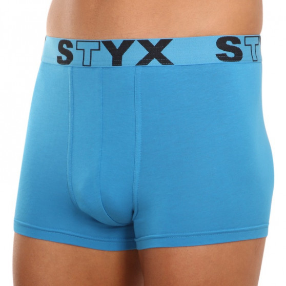 Boxershorts för män Styx sport elastisk ljusblå (G969)