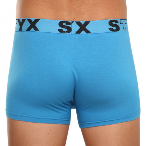 Boxershorts för män Styx sport elastisk ljusblå (G969)