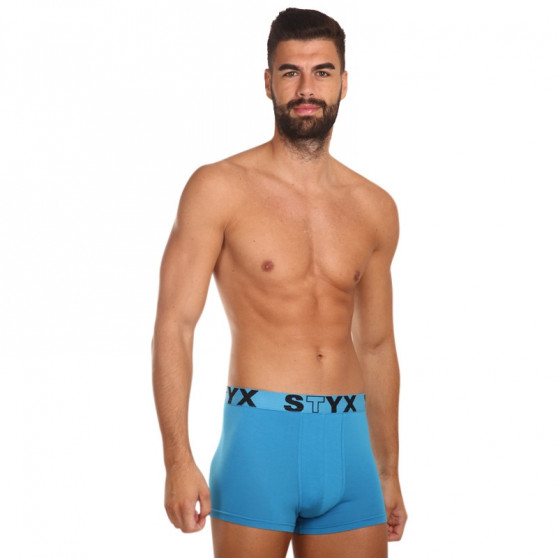 Boxershorts för män Styx sport elastisk ljusblå (G969)