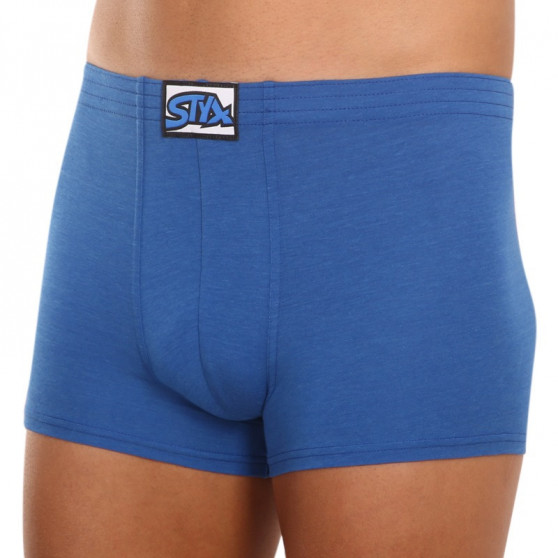 Boxershorts för herrar Styx klassisk resår blå (Q967)