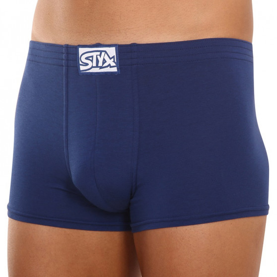 Boxershorts för herrar Styx klassisk resår blå (Q968)