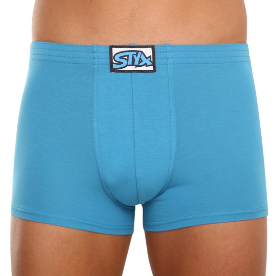 Boxershorts för herrar Styx klassisk resår blå (Q969)