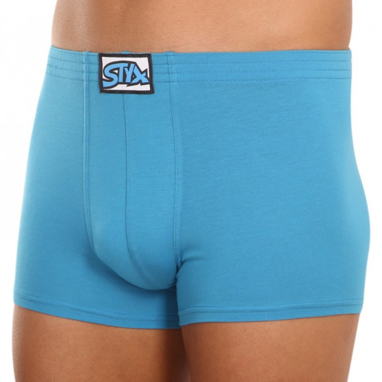 Boxershorts för herrar Styx klassisk resår blå (Q969)