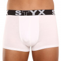 Boxershorts för män Styx sport elastisk vit (G1061)