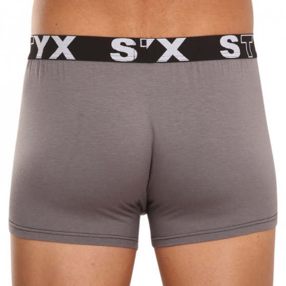 Boxershorts för herrar Styx sport elastisk mörkgrå (G1063)