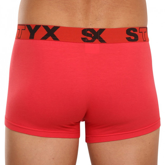 Boxershorts för män Styx sport elastisk röd (G1064)