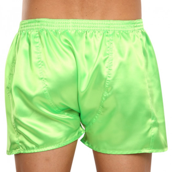 Boxershorts för herrar Styx classic rubber satin green (C1069)