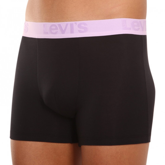 3PACK Boxershorts för herrar Levis svart (905045001 016)