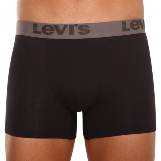 3PACK Boxershorts för herrar Levis svart (905045001 016)