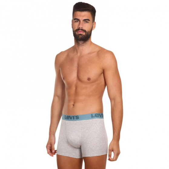 3PACK Boxershorts för herrar Levis grå (905045001 015)