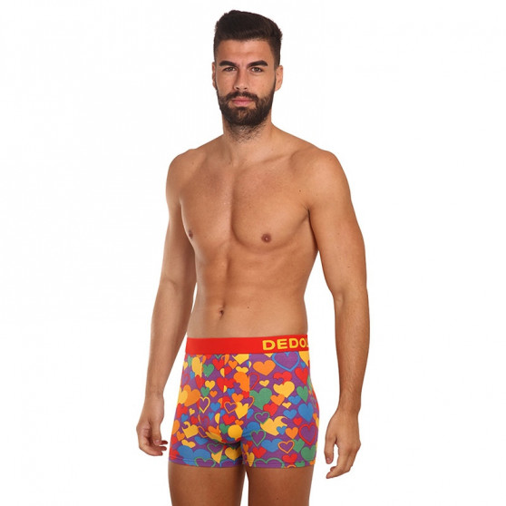 Glada boxershorts för män Dedoles Färgglad kärlek (GMMT1315)