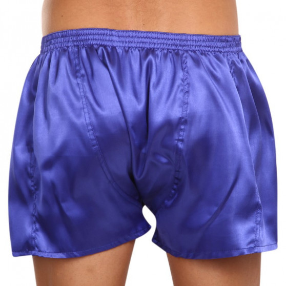 Boxershorts för herrar Styx klassisk gummi satin lila (C666)