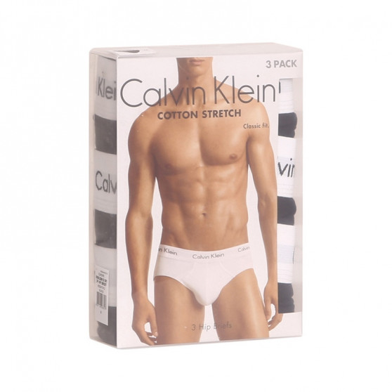 3PACK herrkalsonger Calvin Klein svart (U2661G-001)