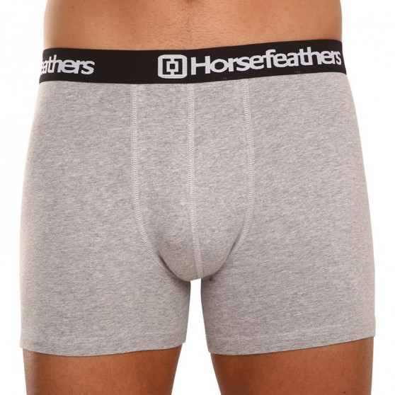 3PACK Boxershorts för herrar Horsefeathers Dynasty heather grey (AM067C)