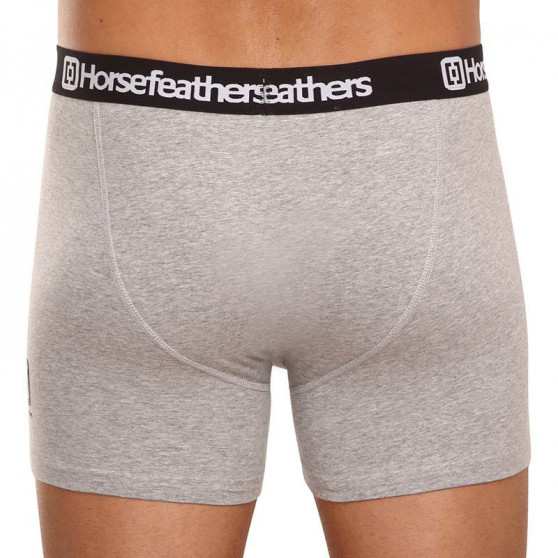 3PACK Boxershorts för herrar Horsefeathers Dynasty heather grey (AM067C)