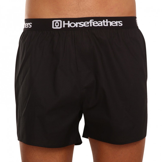 3PACK Boxershorts för herrar Horsefeathers Frazier svart (AM096A)