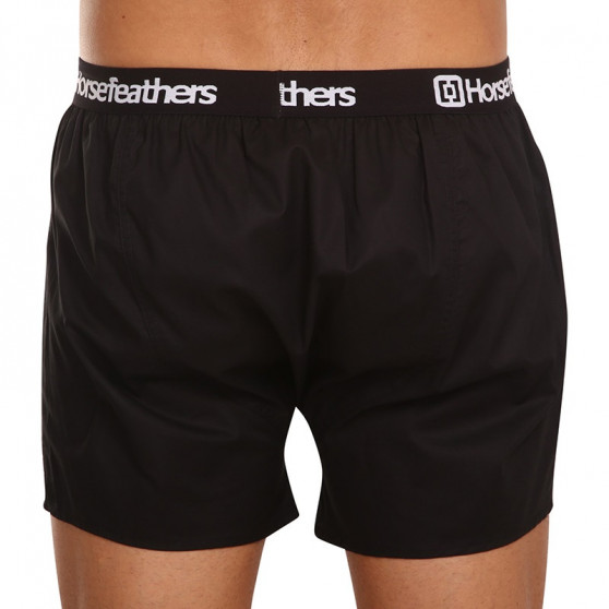 3PACK Boxershorts för herrar Horsefeathers Frazier svart (AM096A)