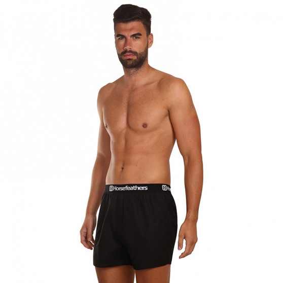 3PACK Boxershorts för herrar Horsefeathers Frazier svart (AM096A)