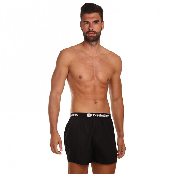 3PACK Boxershorts för herrar Horsefeathers Frazier svart (AM096A)