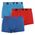 3PACK boxershorts för män Styx sport elastisk flerfärgad (G9676964)