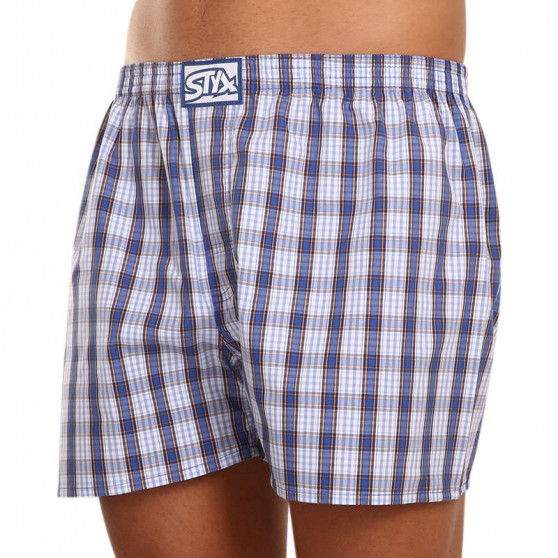 3PACK Boxershorts för herrar Styx klassisk elastisk flerfärgad (A1020512)