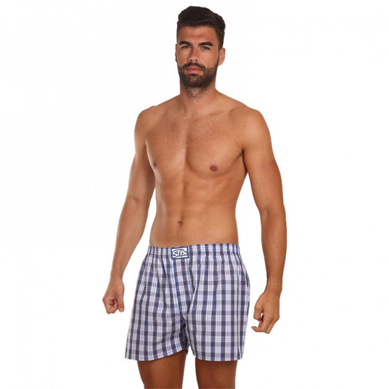 3PACK Boxershorts för herrar Styx klassisk elastisk flerfärgad (A1020512)