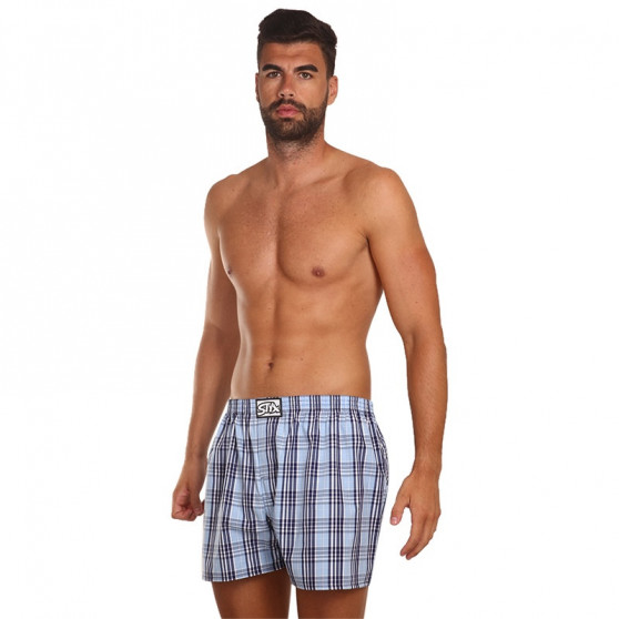 3PACK Boxershorts för herrar Styx klassisk elastisk flerfärgad (A1040710)