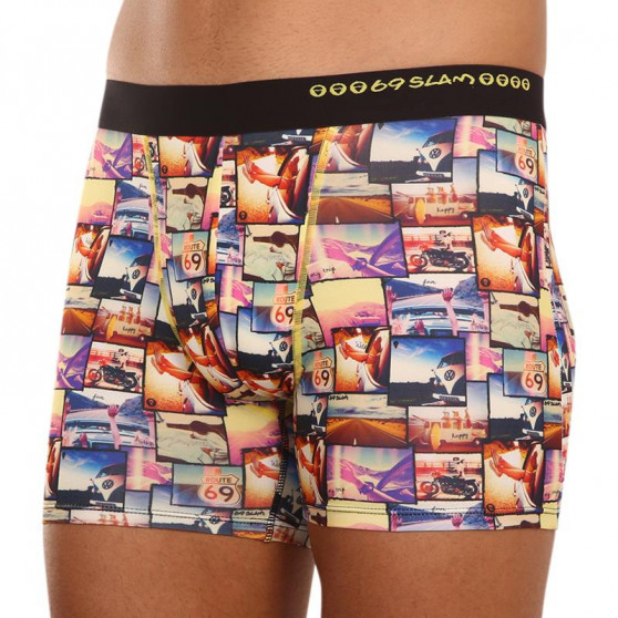 3PACK boxershorts för herrar 69SLAM fit mix (PACMRT-PO)