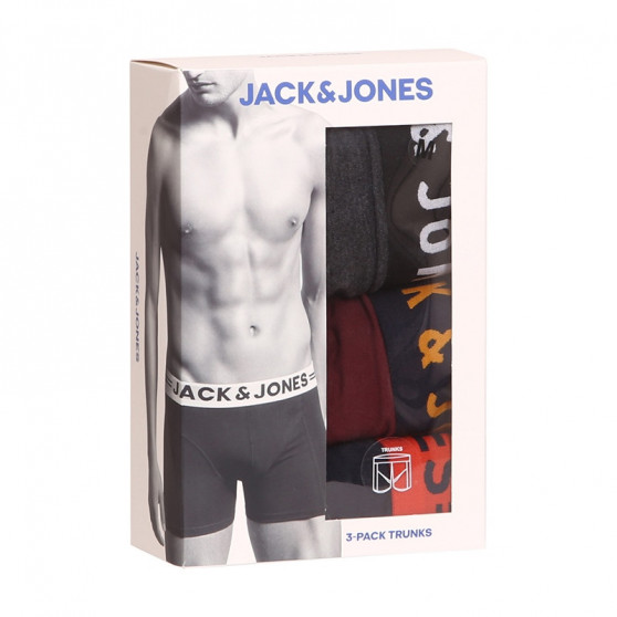 3PACK Boxershorts för herrar Jack and Jones multicolour (12113943)