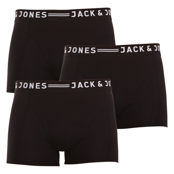 3PACK Boxershorts för herrar Jack and Jones svart (12081832 - black/black)