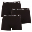 3PACK Boxershorts för herrar Jack and Jones svart (12081832 - black/black)